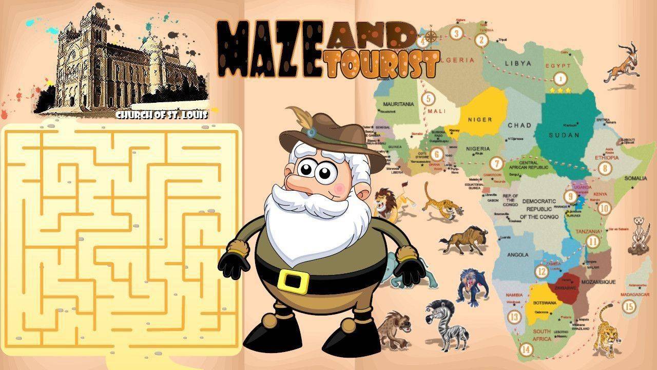 Africa Maze Puzzle Explorer
