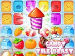 Candy Tile Blast Match Puzzle