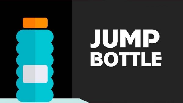 Jumping Bottle Casual Arcade Game