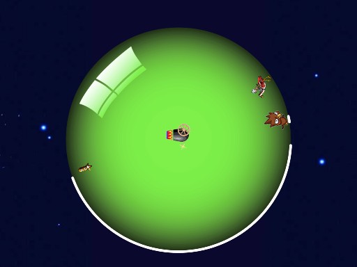 MonsterRun Circle Runner Arcade Game