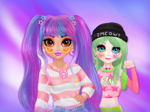Princess e-Girl vs Soft Girl Fashion Dress Up Game