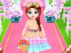 Baby Taylor Wedding Flower Girl Online Dress Up Game