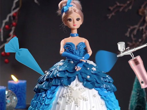 Icing Doll Cake Fashion Dress Up