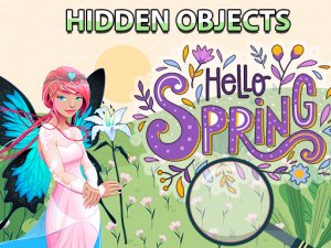 Hidden Objects Hello Spring Online Puzzle Game