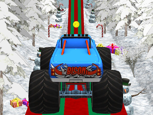 Christmas Monster Truck Racing