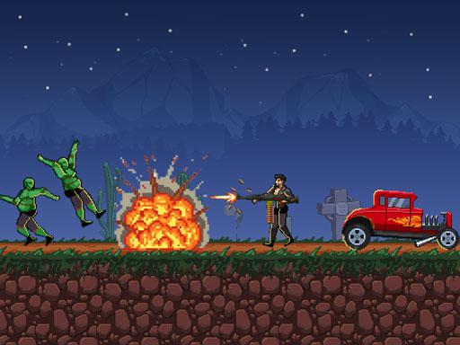 Drive or Die: Zombie Pixel Racing Arcade Game