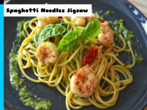 Spaghetti Noodles Jigsaw Puzzle Game - Puzzle Game