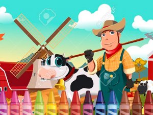 Farm Coloring Game: Arcade Puzzle
