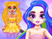 Rainbow Fashion Stylist Dress Up Game