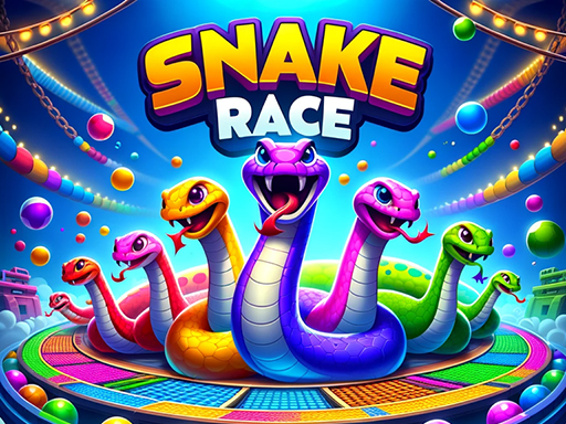 Snake Color Race Arcade Game