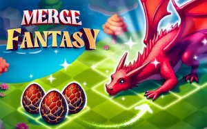 Merge Fantasy: Dragon Island Adventure Puzzle Game