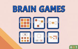 TRZ Brain Games: 6-in-1 Mind Training