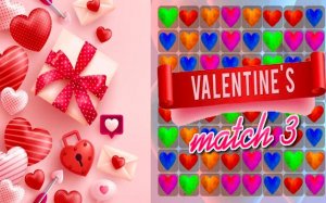 Valentine's Match 3 Puzzle Game Online