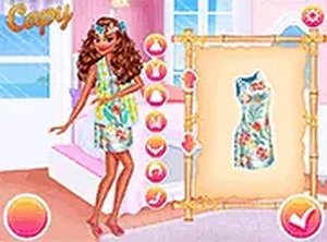 Princesses Hawaiian Memories Dress Up Game Online Dress Up Game
