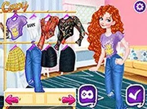 Princesses Redheads vs Brunettes Dress Up Game Online Dress Up Game