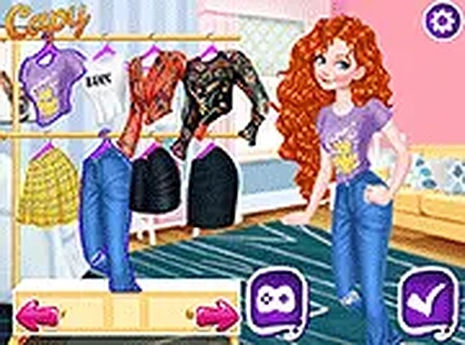 Princesses Redheads vs Brunettes Dress Up Game Online Dress Up Game