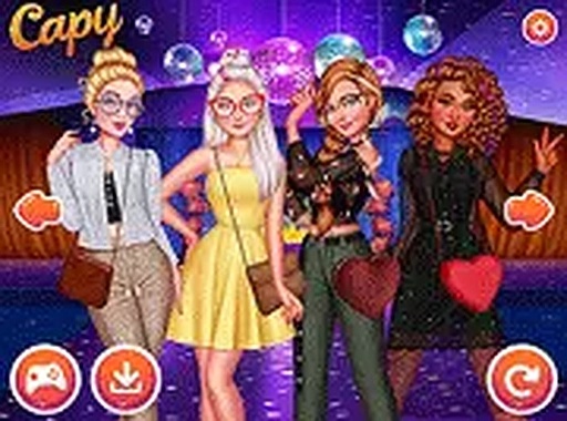 Divas Party Night Dress Up Game
